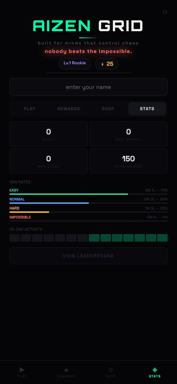 Aizen Grid screenshot